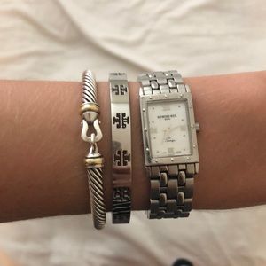 Tory Burch cuff bracelet! Perfect for stacking!